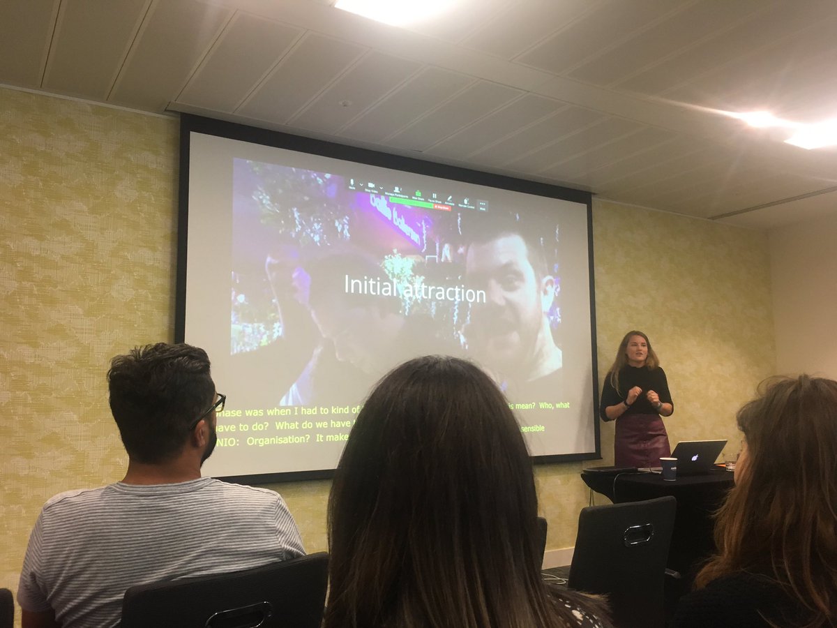 CharlotteBRF's tweet photo. Awesome talk from team who worked on starter bank project some great learnings on building a product from scratch #whythoughtworks https://t.co/QVlLhPCZHh