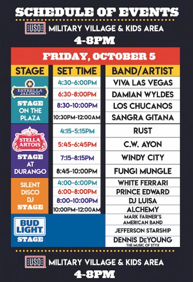 EPStreetfest's tweet photo. See the full band lineup here! Last chance for $15 GA tix now at https://t.co/vYNzcM7898
📆 Today &amp; Tomorrow
📍 Downtown El Paso
🤷‍♀ Because You Love to Party https://t.co/FJ38MImXnc