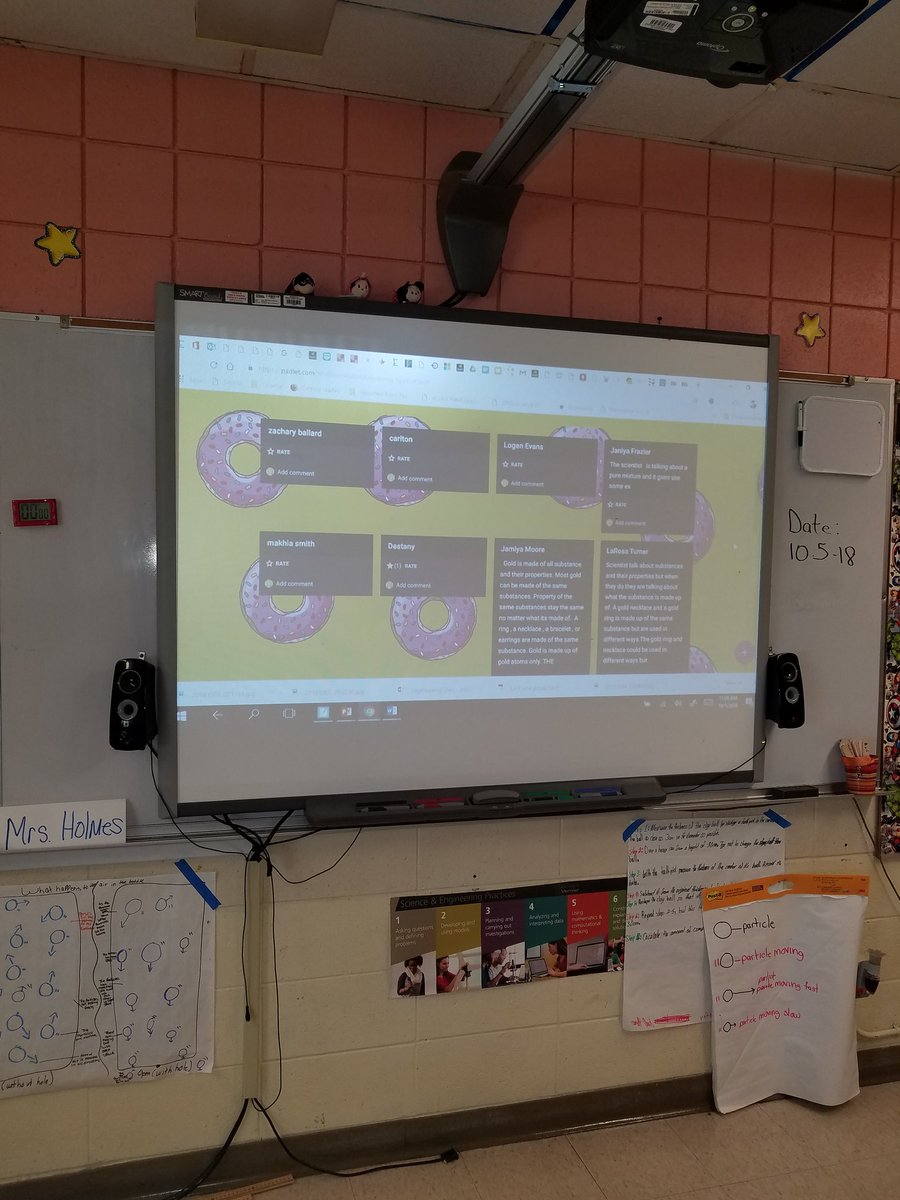 MrsHumble3's tweet photo. First time using padlet in order to allow my students to record their thinking publicly...they loved it! https://t.co/fKkT1vw21V