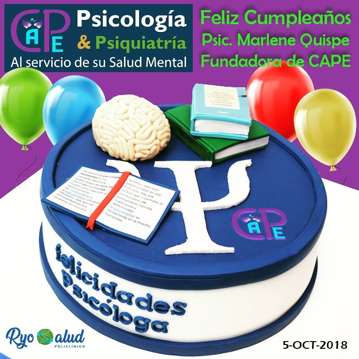 RyoSalud's tweet photo. Hoy estamos de manteles largos.
Felicidades Marlene #psicologos https://t.co/XDjmbN8ZAF