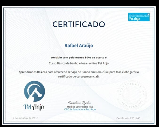 BomCaes's tweet photo. Profissional Certificado!

#Profissional #Certificado #Cursos #Petanjo #Banhista #Adestrador #Cachorros #Gatos https://t.co/SGzHH5cZBc