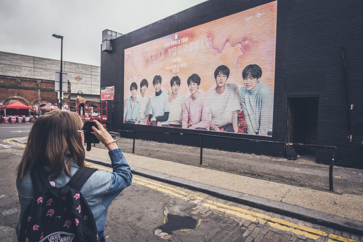 DIABOLICAL on Twitter: ".@BTS_twt are currently taking over #Shoreditch