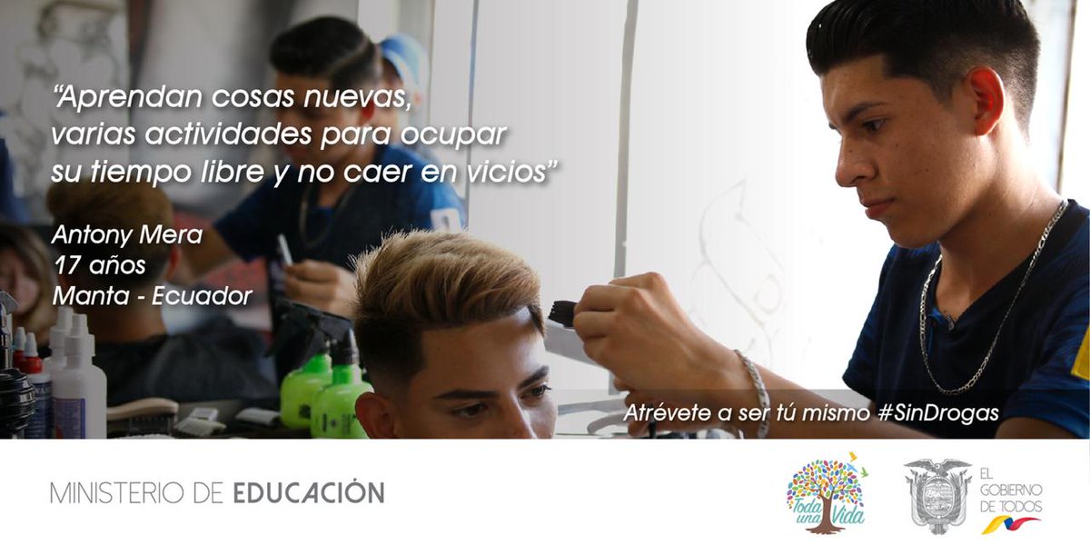 EducacionZ5_Ec's tweet photo. El Estado, las familias y la sociedad deben trabajar conjunto para prevenir el uso y consumo de drogas en niñas, niños y adolescentes, a través del buen uso del tiempo libre y el fomento de relaciones sólidas en la familia. #SinDrogas https://t.co/FrXINbygPp