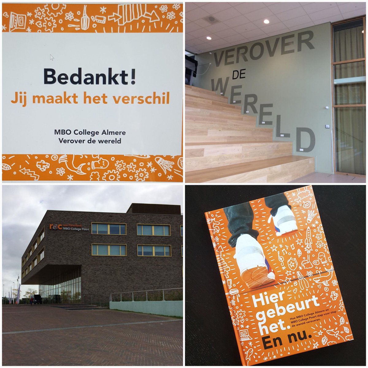 dkrijger's tweet photo. Het was een mooie week in #Almere 
#dagvandeleraar #openingnwelocatie #bijzonderboek #signing
@MBOAlmere @ROCvanFlevoland https://t.co/4sT5M1N8uU