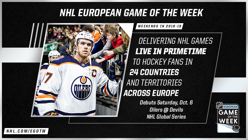 NHL continuing to work to schedule primetime games for European