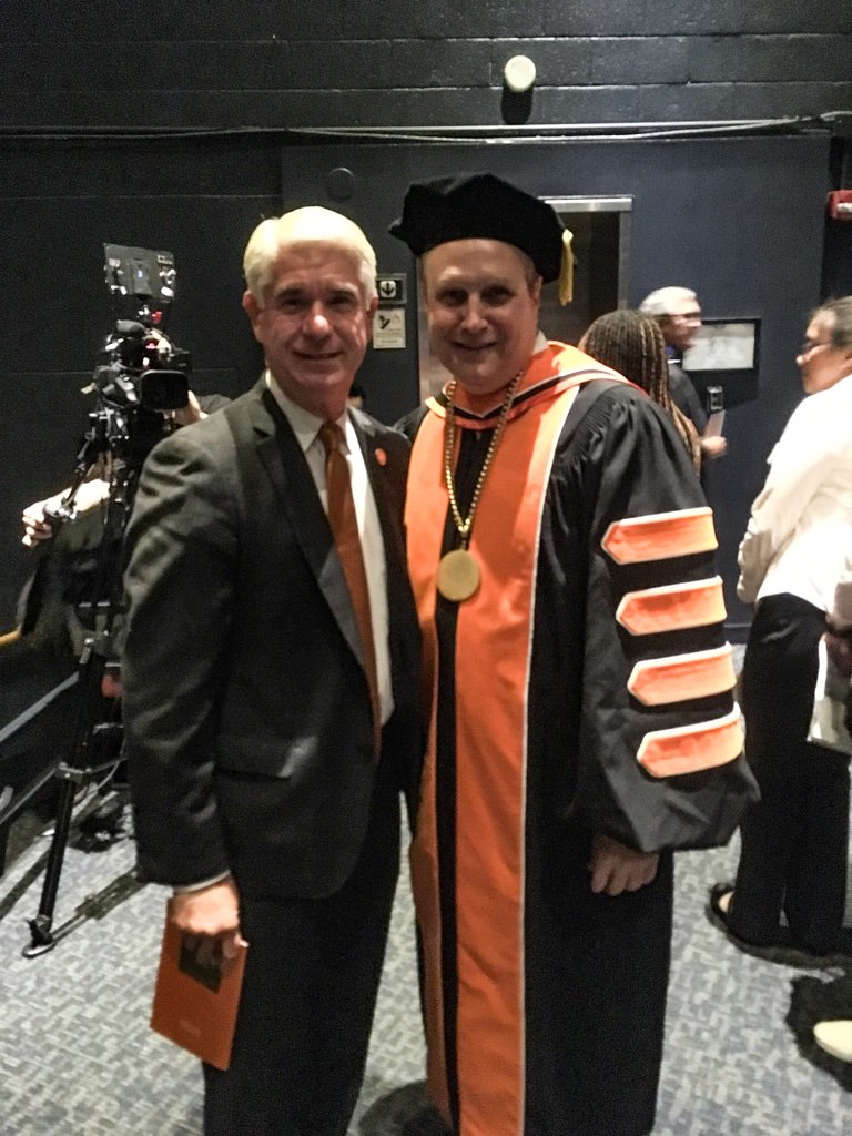 KevinJRooney's tweet photo. Congratulations to William Paterson University President Richard J. Helldobler, PhD on becoming the 8th President of the University. @wpunj_edu https://t.co/GVMxjJH1jw