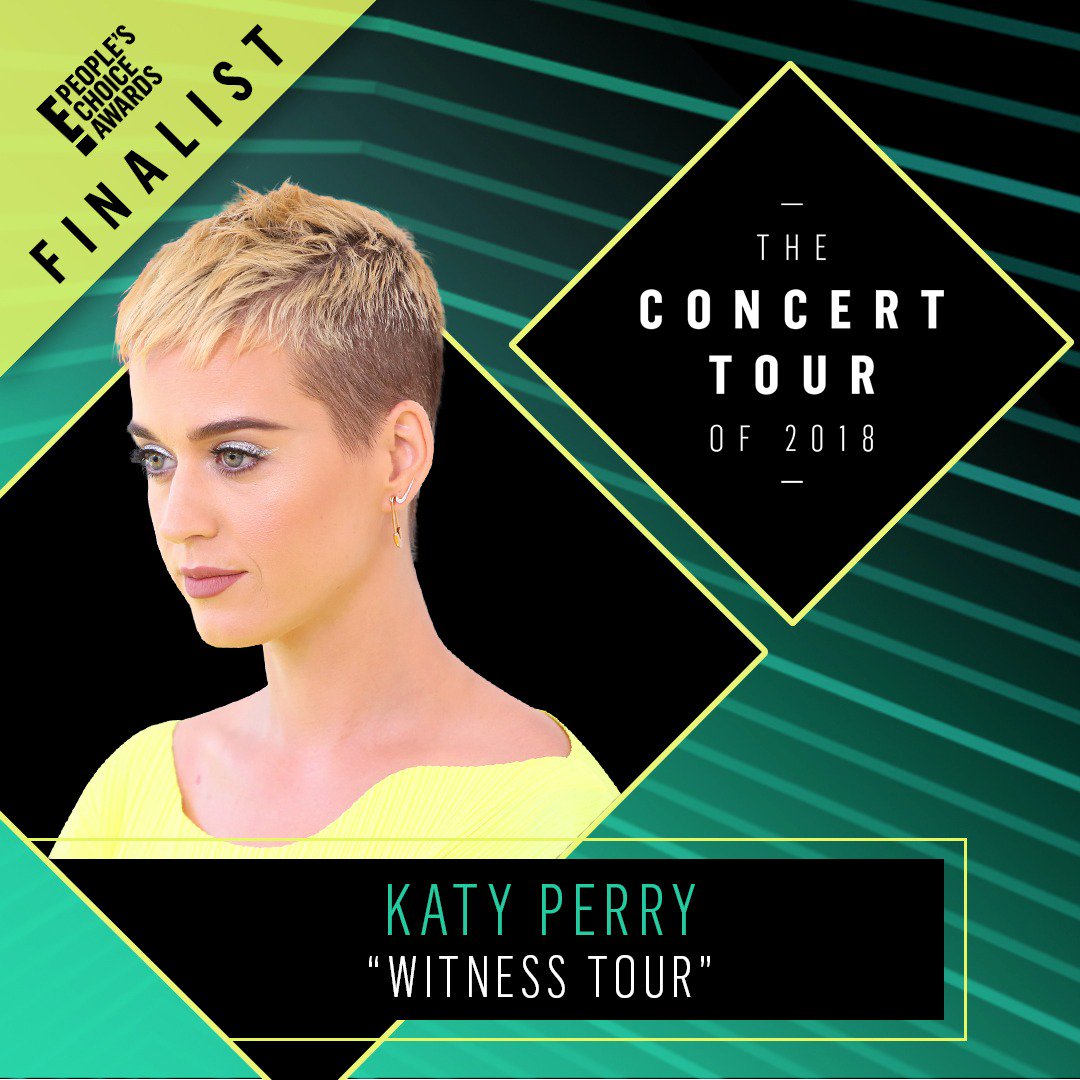 capitolmusic's tweet photo. #KatyCats! Show our kween @katyperry some love &amp; RT to vote for her to win #TheConcertTour for #WitnessTour at this year’s @peopleschoice awards! 👑💖 #PCAs #KatyPerry https://t.co/EOZn8WRiLD