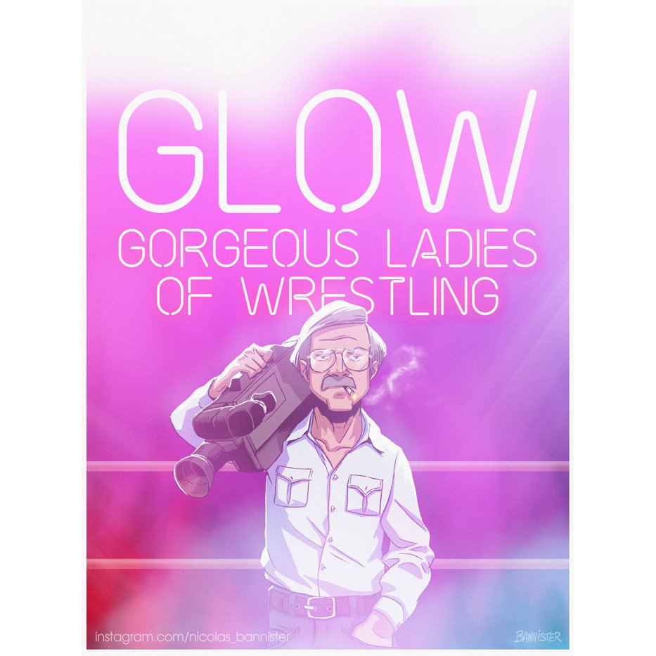 bannister01's tweet photo. See the full panoramic image of my GLOW fanart and some close up details !
@glownetflix @alisonbrie @marcmaron @bettygilpin #wrestlin #glow #gorgeousladiesofwrestling #netflix #libertybelle #zoyathedestroya #samsylvia #USA #motherrussia #80s #fanart #tvshow https://t.co/ih4XTgztIW