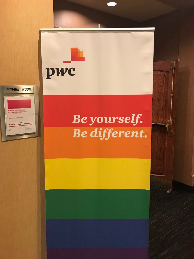 PwCUS's tweet image. We're #PwCProud to foster an inclusive culture! Find out what we're up to at #ROMBA2018: pwc.to/2Jv8LAU