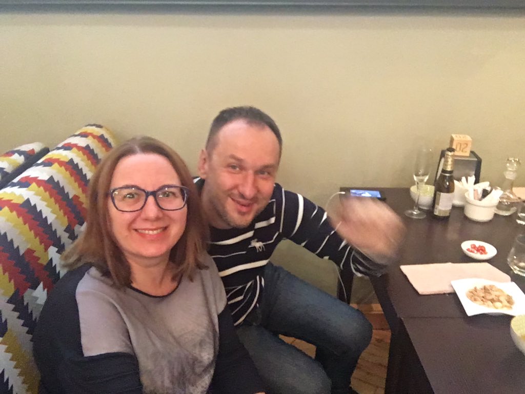GosiaBlachowska's tweet photo. Evening might be very surprising sometimes while instead of drinking coffee in Almaty with friend from Poland you finish on journalists’ party playing #BrainBoy in Russian #lookingforconsumerinsight everywhere #RTCFellow https://t.co/PjDZrnE9sK