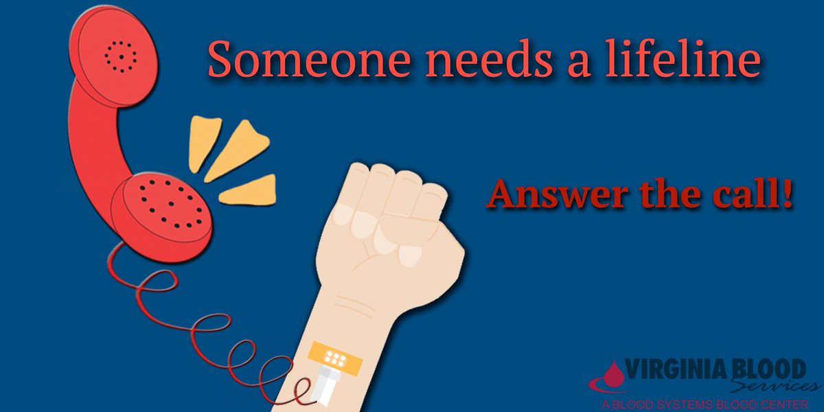 The phone is ringing... and it's for you! Answer the call and help out someone in need with your blood donation. #FridayFeeling