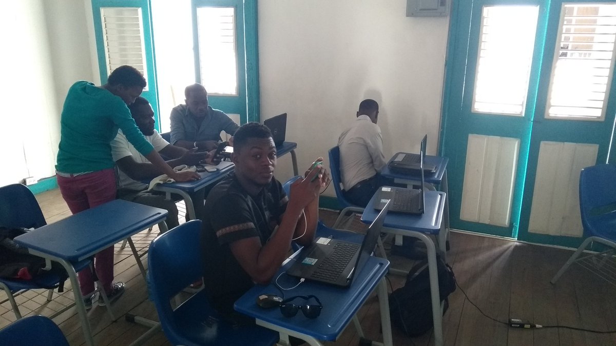 nicolas_chavent's tweet photo. #Ayiti #Haiti #ActionOsmHaiti2018
20 folks who discovered #OpenStreetMap yesterday head to #survey #caphaitien with #GPS @osmtracker @osmand @mapillary lead by @Didygroove @NouvoLib @WedjiL who tasked mappers via @fieldpapers #map4ht @cosmhastm @cosmhanne @IFHpap @afcaphaitien https://t.co/CrlbOy4oqr