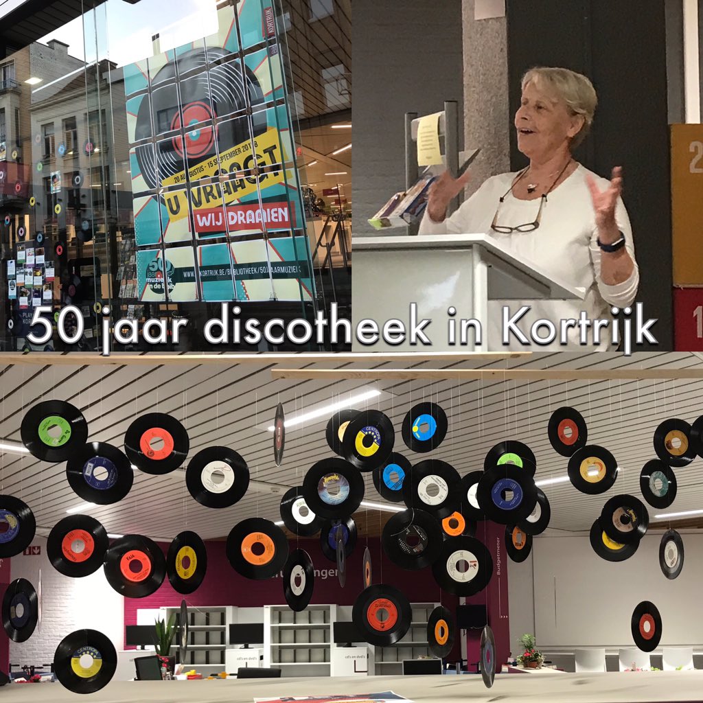 Magda haalt herinneringen op! #50 #feestje <a href="/bibkortrijk/">Bibliotheek Kortrijk</a>