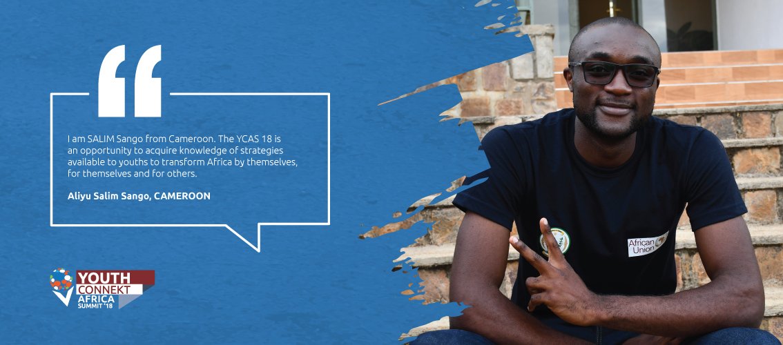 YouthConnektAf's tweet photo. "#YCAS 18 is an opportunity to acquire knowledge of strategies available to youths to transform Africa by themselves, for themselves and for others" We are excited that you are part of the summit  @MinYouthRwanda @AU_YCA #Rwanda https://t.co/xt3ZVJDe1B