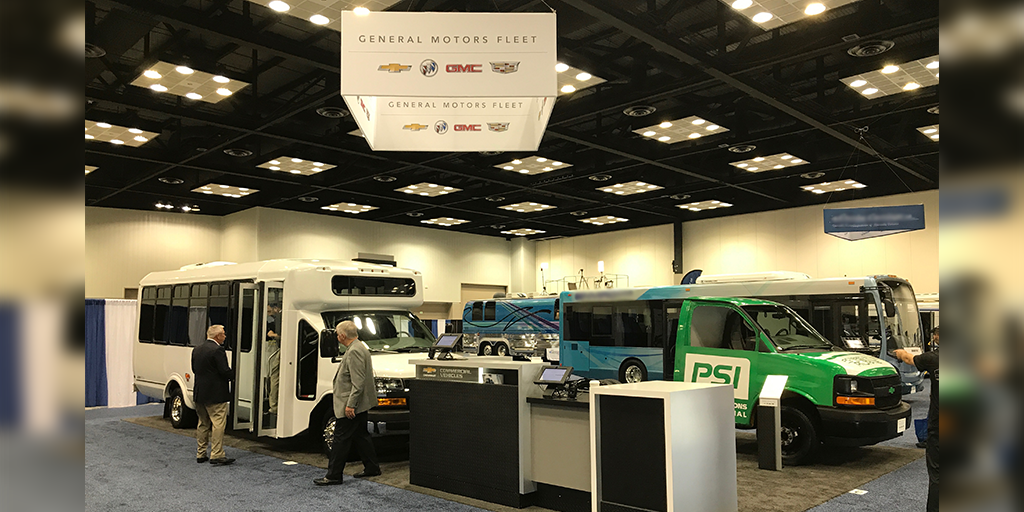 GM_Fleet's tweet photo. Whenever there’s an opportunity to talk about important issues impacting the industry, you know GM Fleet will be there. Loved talking about the state of the mid-size bus business with customers and partners at #BusCon2018. https://t.co/UXDtjECo7d