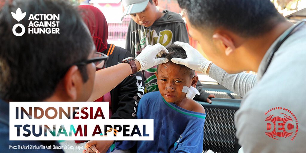 The #IndonesiaTsunami has left so many hungry and in urgent need of help. If you’re able to donate at all, the <a href="/decappeal/">DEC</a> &amp; @ACF_UK will be helping survivors, providing access to food, clean water, and medicine. TEXT CRISIS TO 70660 TO GIVE £10 againsthunger.uk/indonesia-disa…