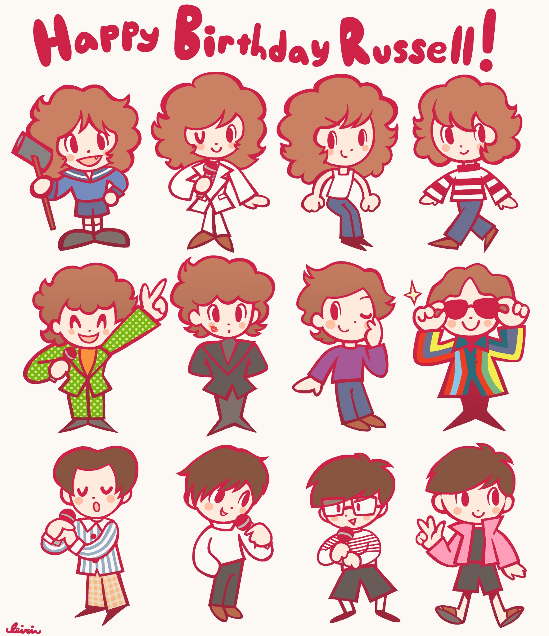 Wishing a very happy birthday to the wonderful Russell Mael of   