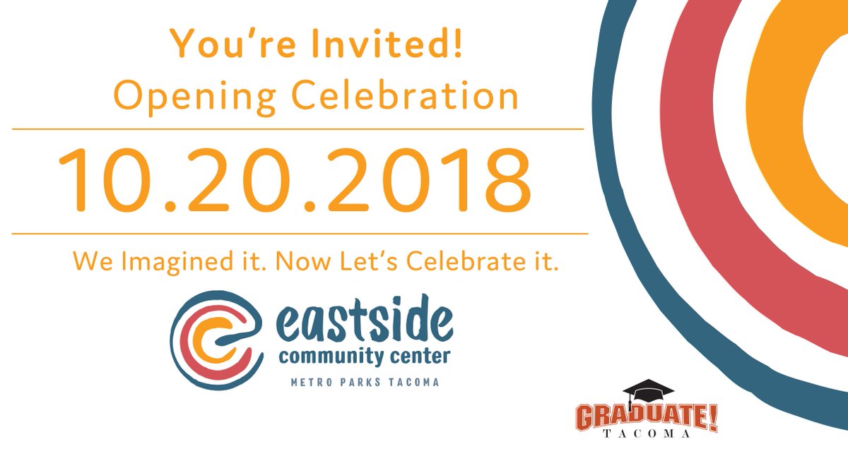 parkstacoma's tweet photo. Eastside Community Center is a brand new multi-purpose center located on Tacoma's eastside near #FirstCreekMiddleSchool. Join us on Oct. 20 and help #CelebrateEastside! https://t.co/nPMERfcsAN

@GraduateTacoma @tacomaschools @BGCSPS @TacomaHousing @CityofTacoma https://t.co/KmIU6NhI9F
