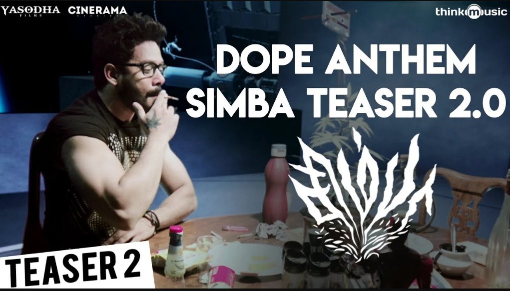 onlynikil's tweet photo. #SimbaTeaser2 – #DopeAnthem On https://t.co/RKaFWXIzG0

@bharathhere @Premgiamaren @cutedeekshith @IAmBhanuShree @Composer_Vishal @simba_arvind https://t.co/5DrlQoRLRB