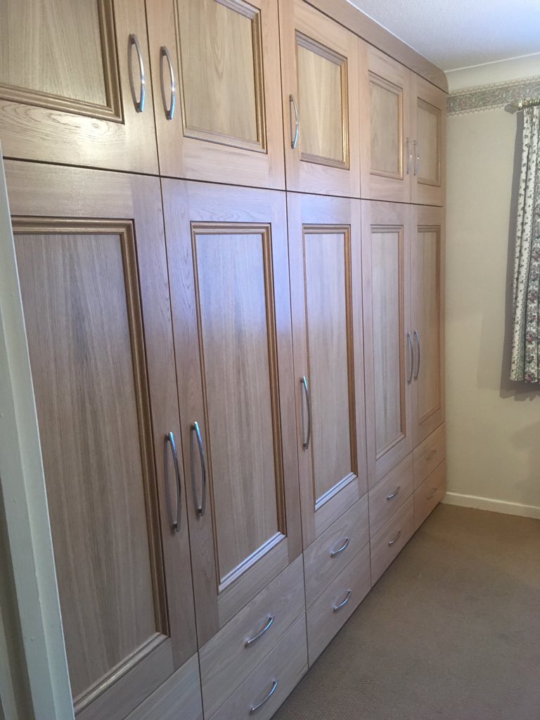 Woodwork By David J Law On Twitter Finished Oak Wardrobe Fitted