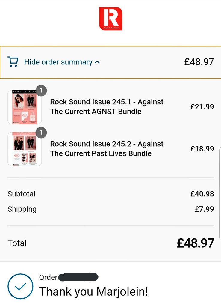 maardewijn's tweet photo. @ChrissyCostanza @rocksound Already bought both the bundles, I couldn't choose 🙈❤ https://t.co/zYtsVso1ct