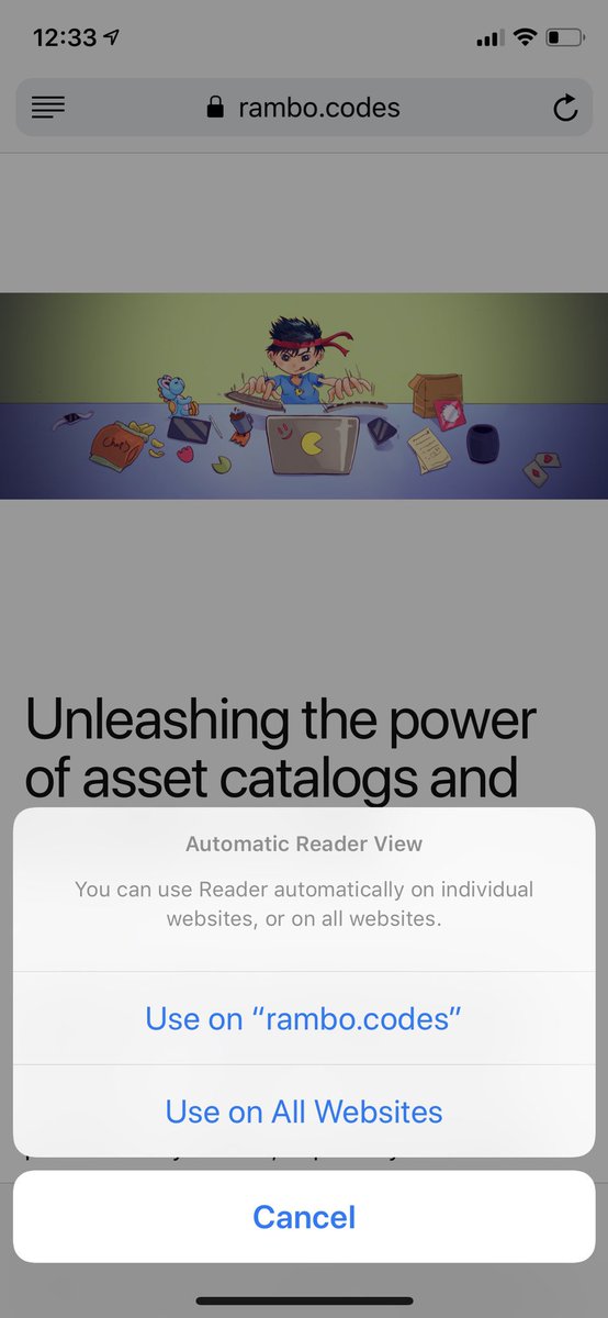 slashmodev's tweet image. Did you know that you can long-press the “Reader Mode” button to always automatically open the reader mode on a specific website or on all? #ios #apple #readermode
