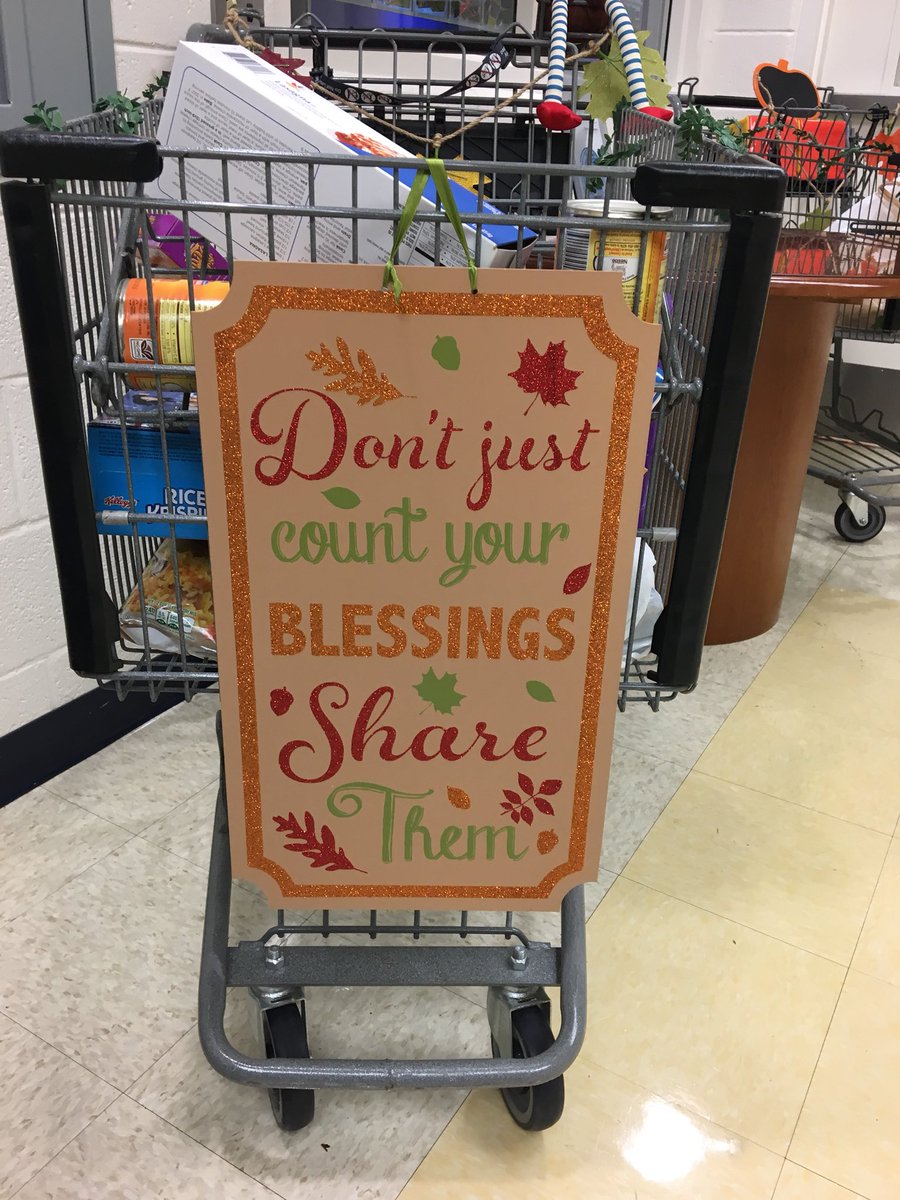 TraceysAACPS's tweet photo. Tracey’s is ready to collect for the Harvest For the Hungry Campaign. Check out our spirit days coming soon!  #WeAreBetterTogether https://t.co/OOTzcioIYF