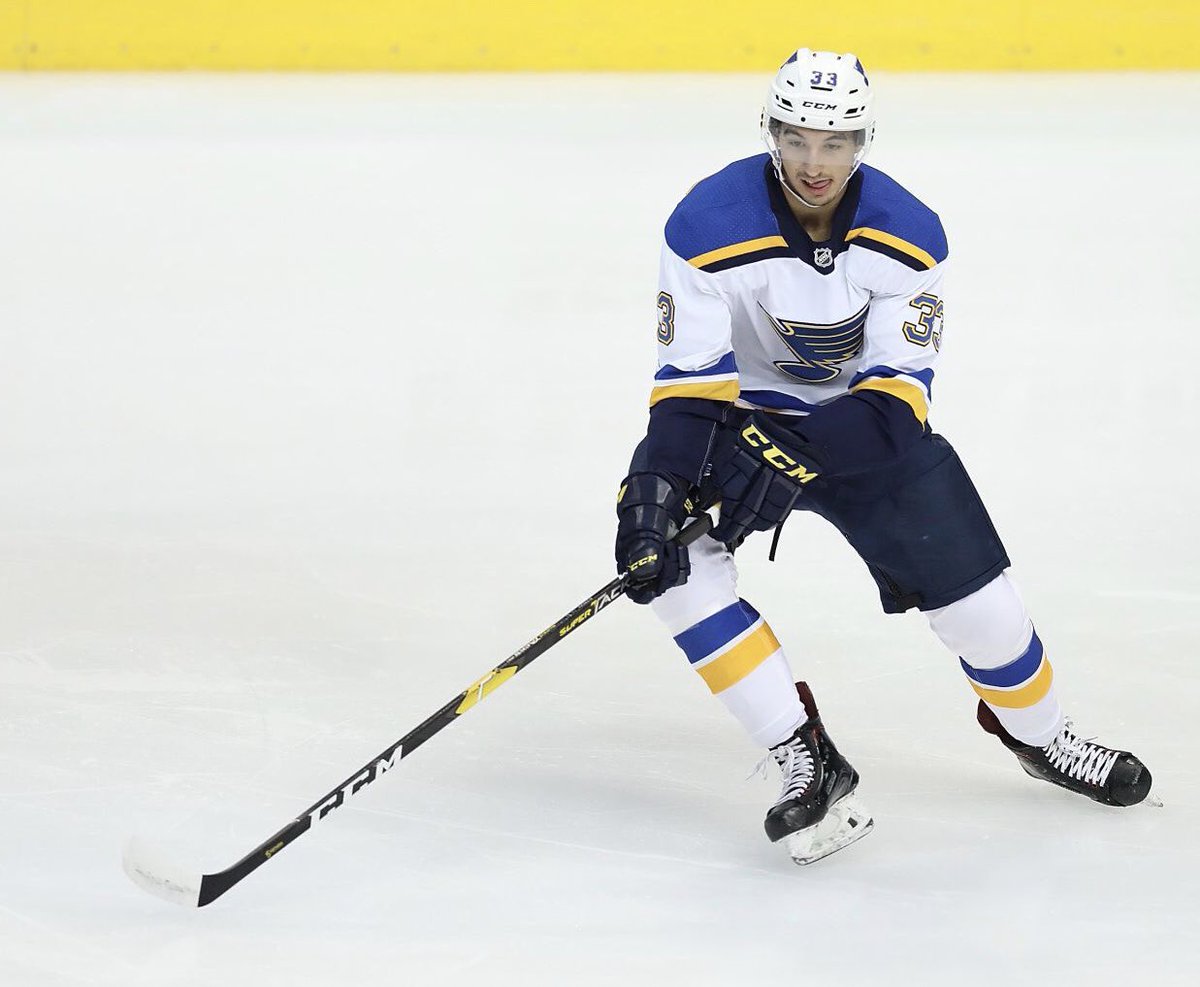 Congrats to <a href="/JordanKyrou/">Jordan Kyrou</a> on playing his 1st career NHL game last night for the <a href="/StLouisBlues/">St. Louis Blues</a>.  A  tremendous day for Jordan and his entire family. #OrrHockey #TeamWass