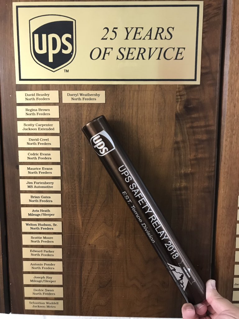 JACMSHubFdrUPS1's tweet photo. continued —— @JACMSHubFdrUPS1 Wall of Fame represents the #UPSSafetyRelay @HubAlabama @Icolemanjr1 @JustinM0217 @ShannonMacUPS @UPStempe @ETHubFdrUPSers @MidSouthUPSers @UPSers @WCFeederUPSers @EagleEyeEddie @NaplesSafety @CP_UPSers @marc_peeler https://t.co/CEqa73sZ8v