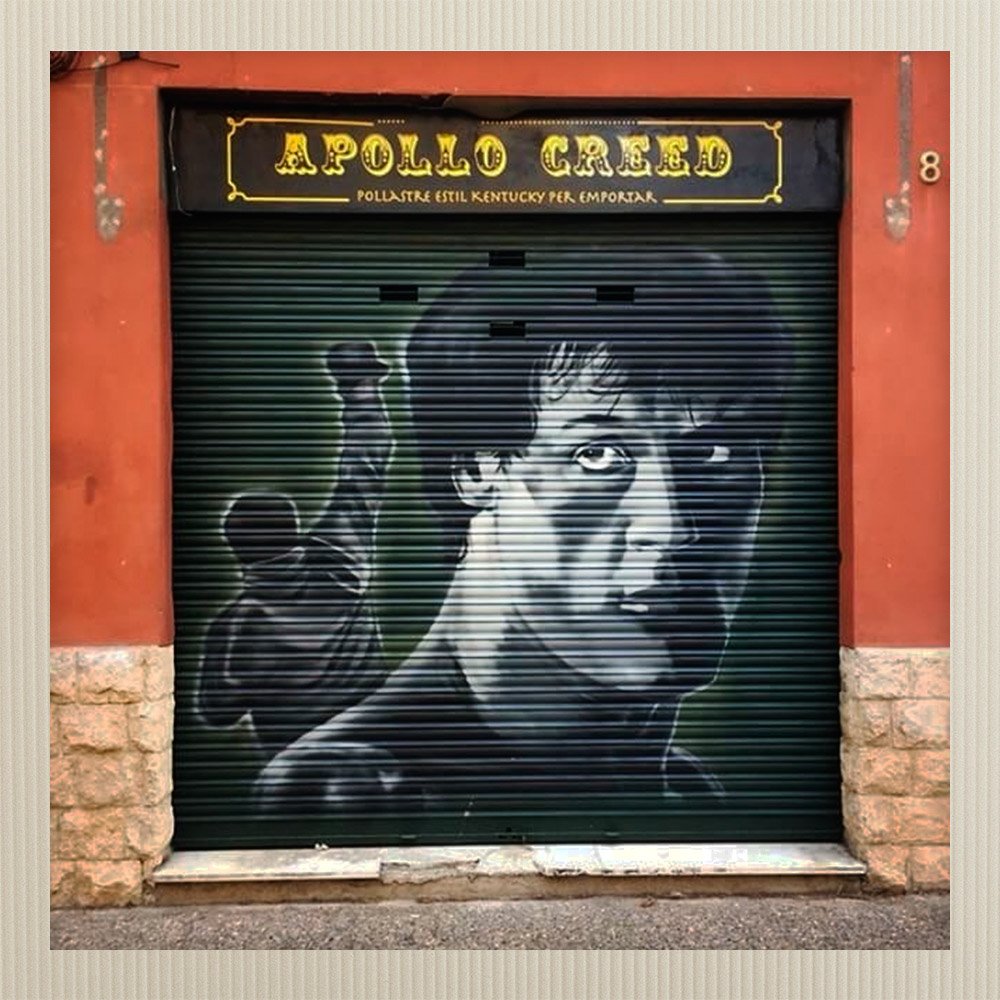 OhLogoLoco's tweet photo. ⚠Especial de #CINE en #OhLogoLoco! 🎬
.
Cortesía de @MastersOfNaming. 🥊
.
#rocky #cinema #chicken #kentucky #apollocreed #sylvesterstallone #pollo #classic #funnytitle #typography #branding #logotipo #VIERNES! https://t.co/l1llellqpa
