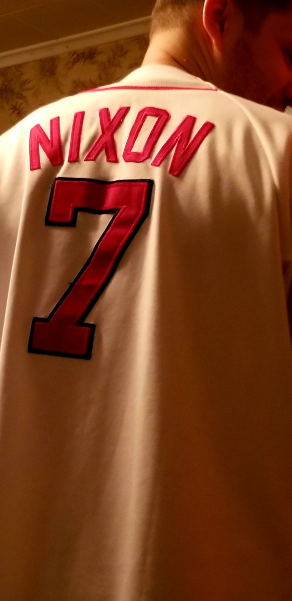 LinkSox32's tweet photo. In honor of Trot Nixon throwing out the first pitch @RedSox #DoDamage https://t.co/Vg37d7kEB4