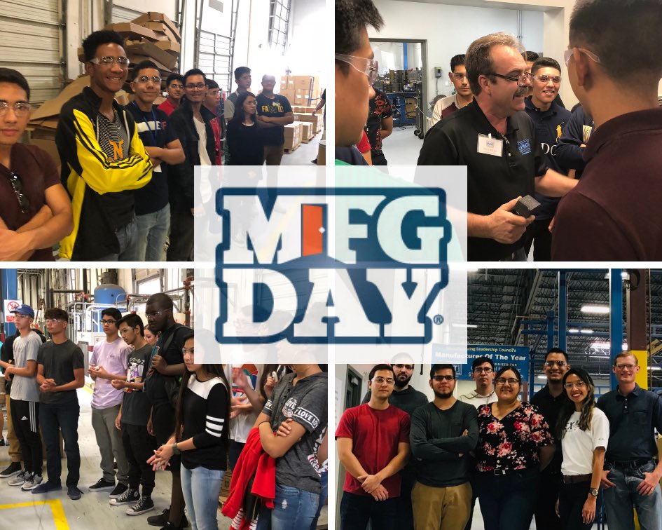 PMTplastics's tweet photo. That’s a wrap for our 5th annual #ManufacturingDay event! Thanks to all the students and teachers who came to check out modern #manufacturing at PMT. #MFGDay18 #plastics @MfgDay https://t.co/EeCSJDT2B9