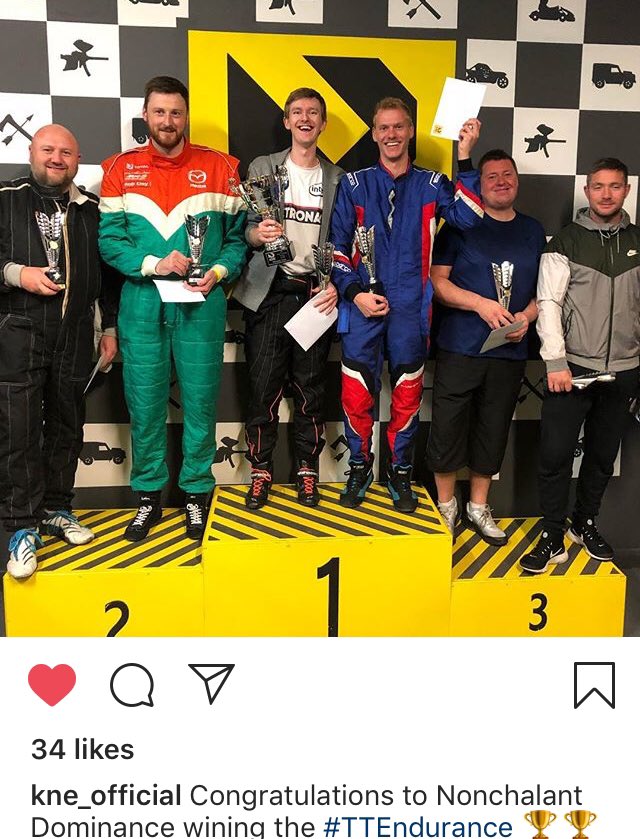 broughy1322's tweet photo. Back at the old track tonight to take part in another endurance. Despite starting almost 2 laps down to eventual 2nd place team due to staggered starts based on weight, @Denholm_Smith &amp; I ended up winning by just over 5s under the @NoDoCommunity name. That’s three in a row now! https://t.co/ziigVk3Yil