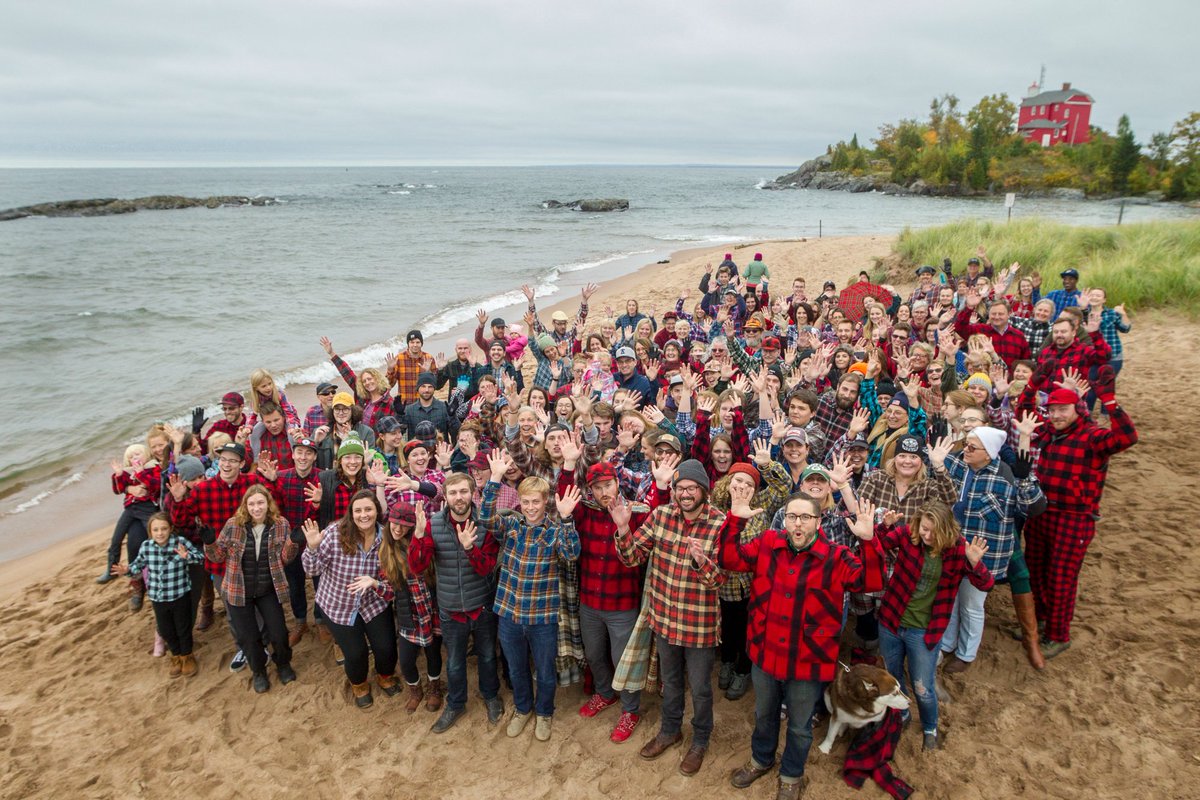 UPSupplyCo's tweet photo. Plaidurday 2018 at McCarty's Cove. 

Because we're all connected by a common thread. https://t.co/pM0r4A7qMw
