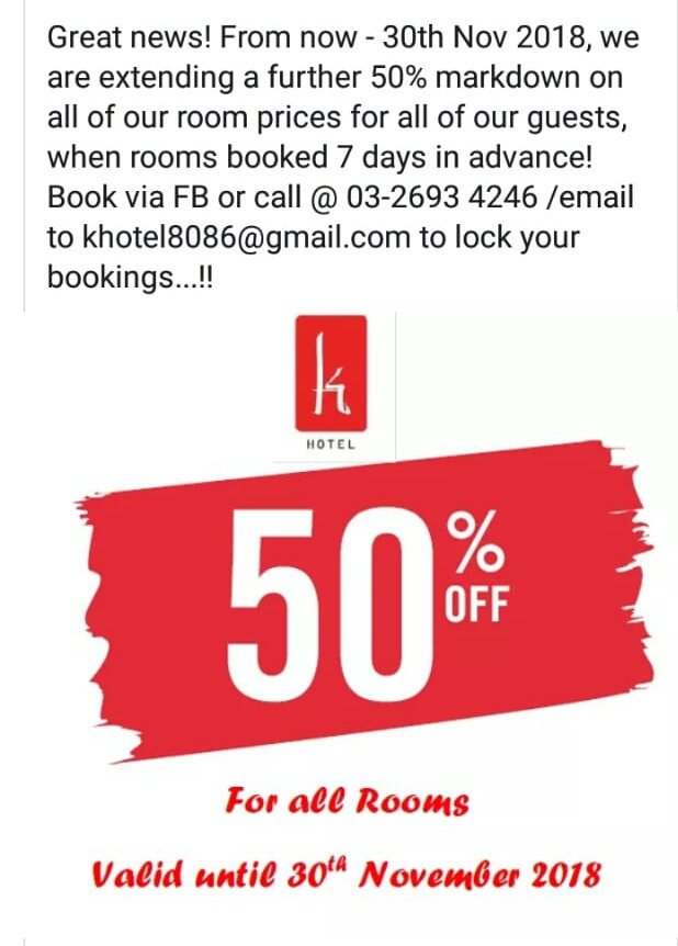 k_hotel's tweet photo. Call us now for more details! https://t.co/9sa2eUdjs0