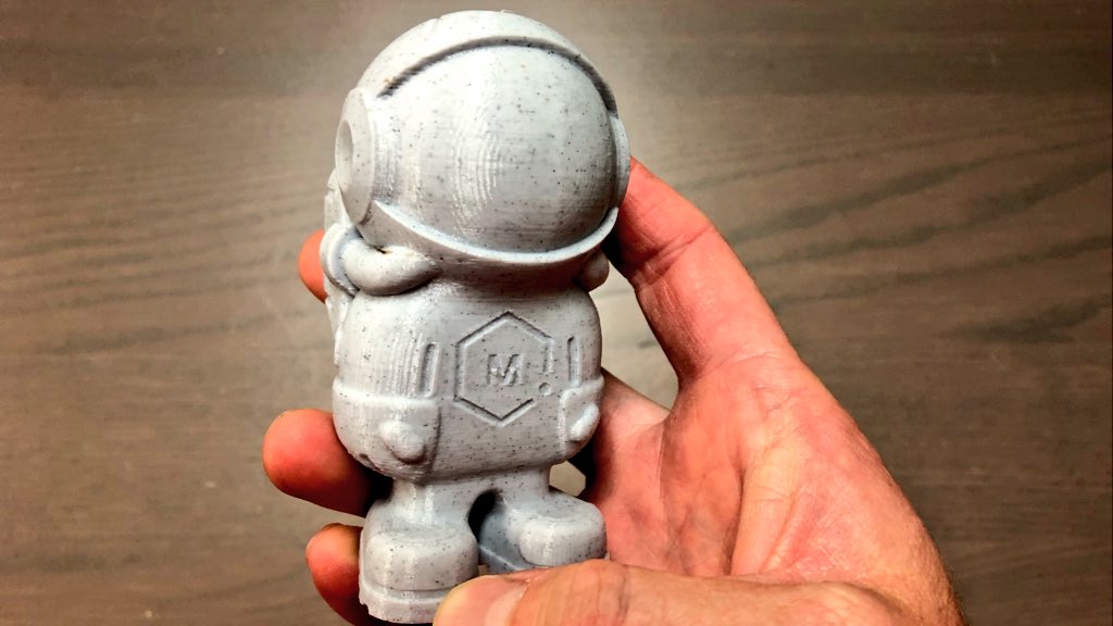 DGaylord3D's tweet photo. Cookies n’ cream #3DPhil.
New colors of @matterhackers #PROPLA in the works. #Marble #3DPrinting https://t.co/lTevGnQRGo