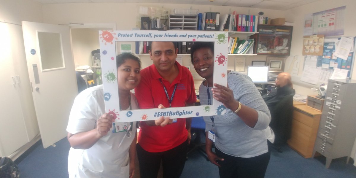 Sammi_foy's tweet photo. Visiting @ESHT_IPC with flu vaccines #ESHTflufighter @ESHTNHS https://t.co/RZVaPULqCN