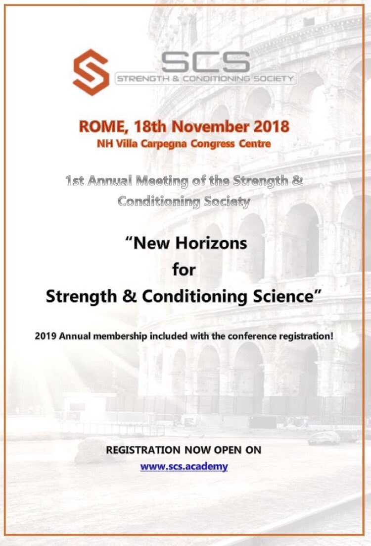 Strength & Conditioning Society (SCS) tweet media