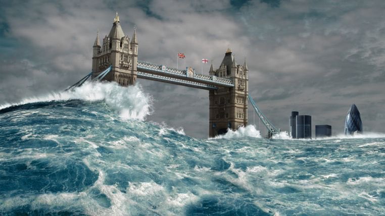 'Sinking' London and other cities 'face flooding due to rising sea levels', report warns