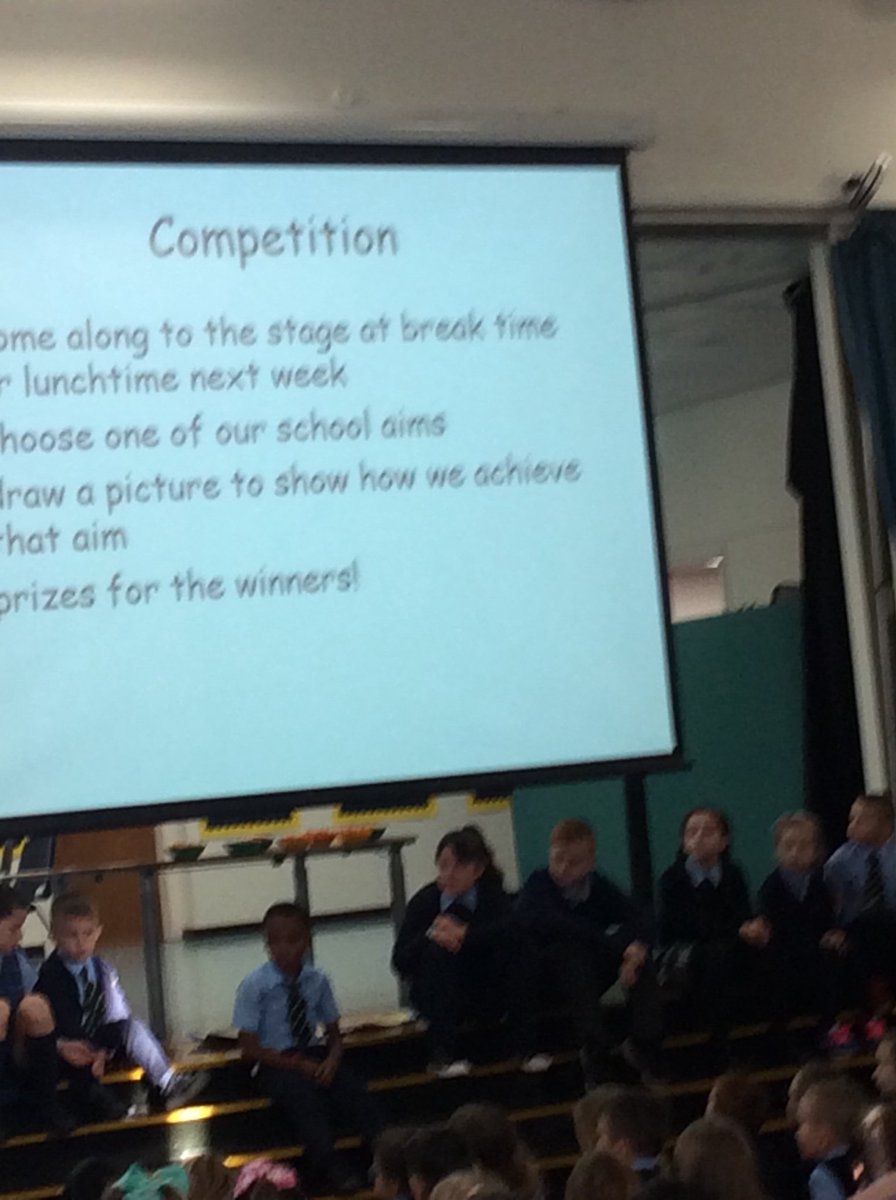 stcatherinespsy's tweet photo. Our Pupil Council set a whole school competition about our school aims #makingitareality https://t.co/x8WoBxDiMY