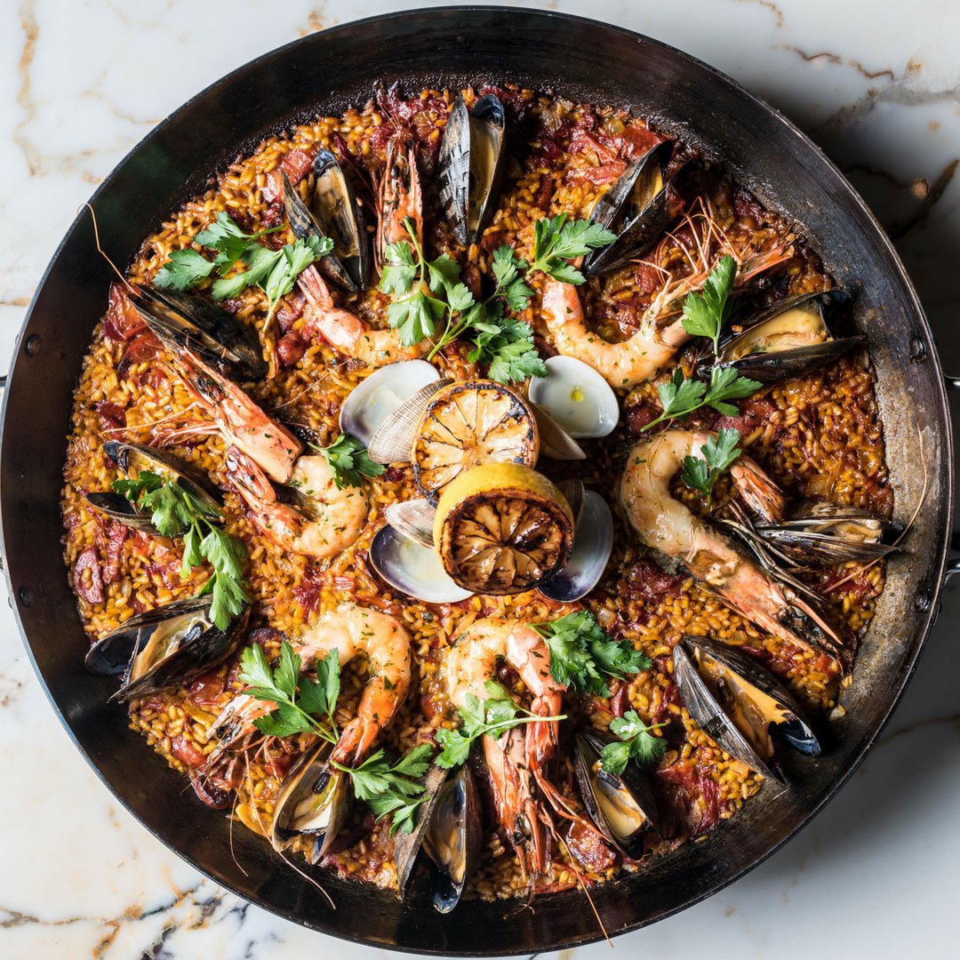 brevadtla's tweet photo. Paella has officially arrived at Breva! Each night, we will feature the chef's choice. Reserve your table at https://t.co/FkkCpycJJ1. https://t.co/ebqofmTDnh