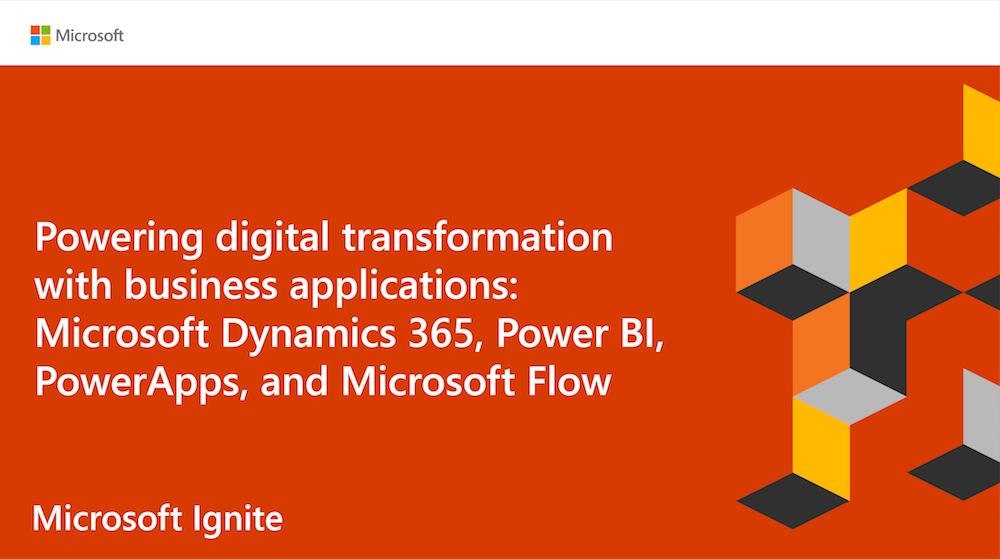 MSFTDynamics365's tweet photo. .@JamesMPhillips discusses how intelligent business applications from Microsoft work together seamlessly and leverage the power of the #cloud:
https://t.co/bFmzi5Rhip
#MSIgnite https://t.co/yTEIqZEQrT