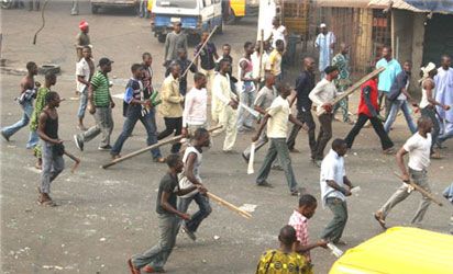 dayobush's tweet photo. Status report on other primaries.

Disagreements among supporters of aspirants disrupted the peace temporarily in Ward F, Grammar School, and Italewa Ward, with gunshots being fired into the air, leaving people scampering to safety...

https://t.co/gtGWonKiB4

#APCLagosprimaries https://t.co/KpM6HjtHhi
