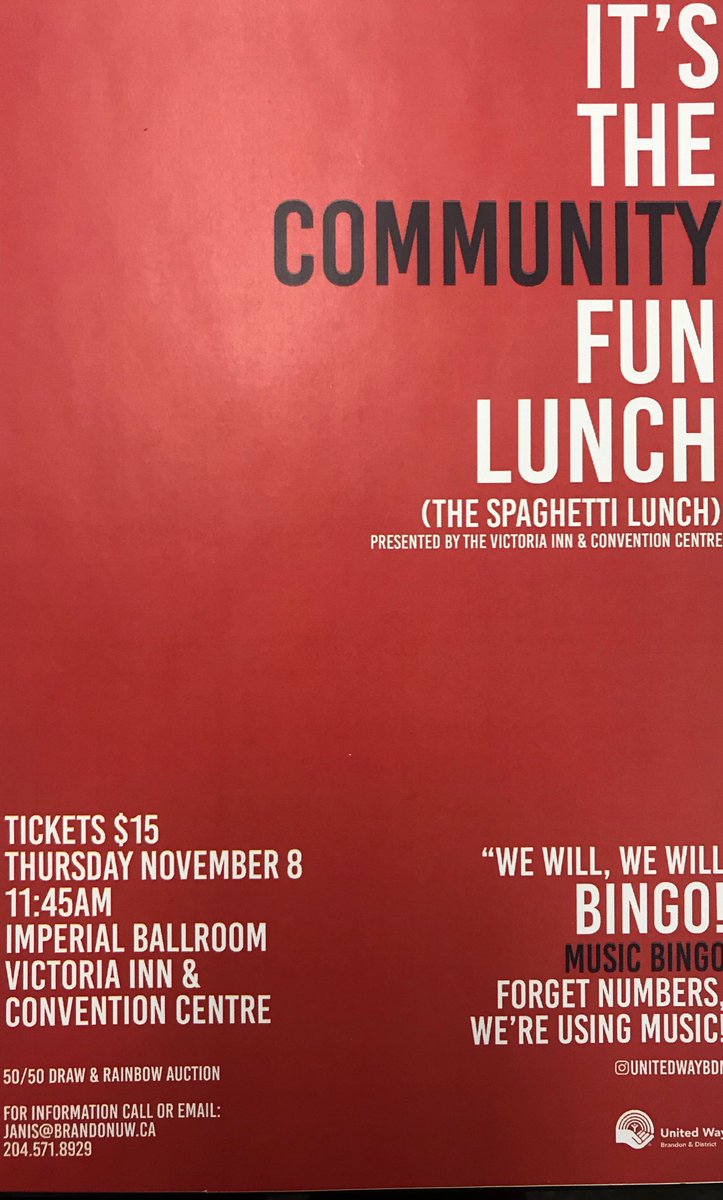 UnitedWayBdn's tweet image. It’s back Our Annual #Community #FunLunch November 8th #WeAreCommunity #LocalLove