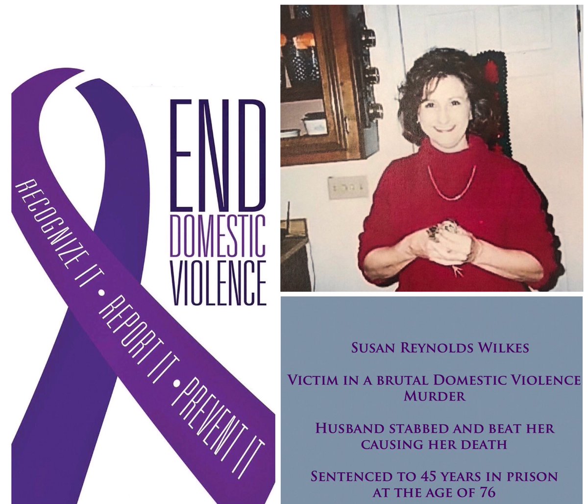 As part of #DVAwarenessMonth we will be looking back at some of the #DV cases our office prosecuted in 2018. 

In March, a Lexington County jury convicted Marion C. Wilkes, age 76, of Murder. He was sentenced to 45 years for the stabbing death of his wife, Susan Reynolds Wilkes.