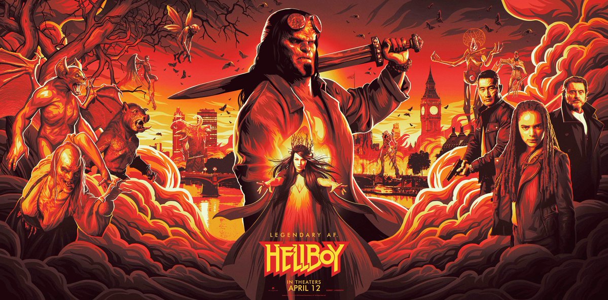 niduchis's tweet photo. New póster #Hellboy!! 😍
@MillaJovovich #MillaJovovich #MillaJ https://t.co/7CWnG5Xt3F