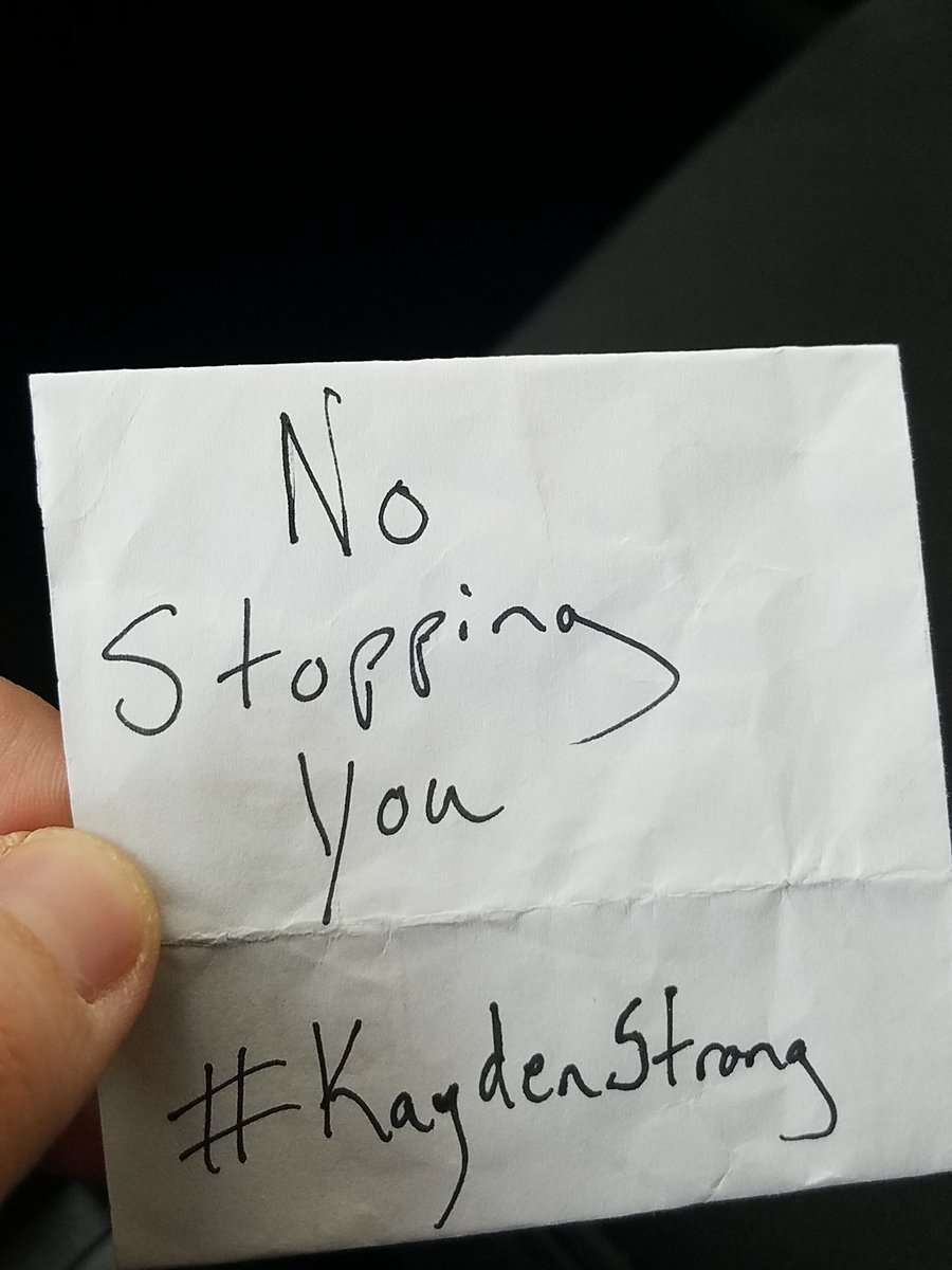 mandamay91's tweet photo. Tattoo appointment made for next Saturday!!! I can't wait! #NoStoppingYou #KaydenStrong @bretteldredge https://t.co/etau8nwJKR
