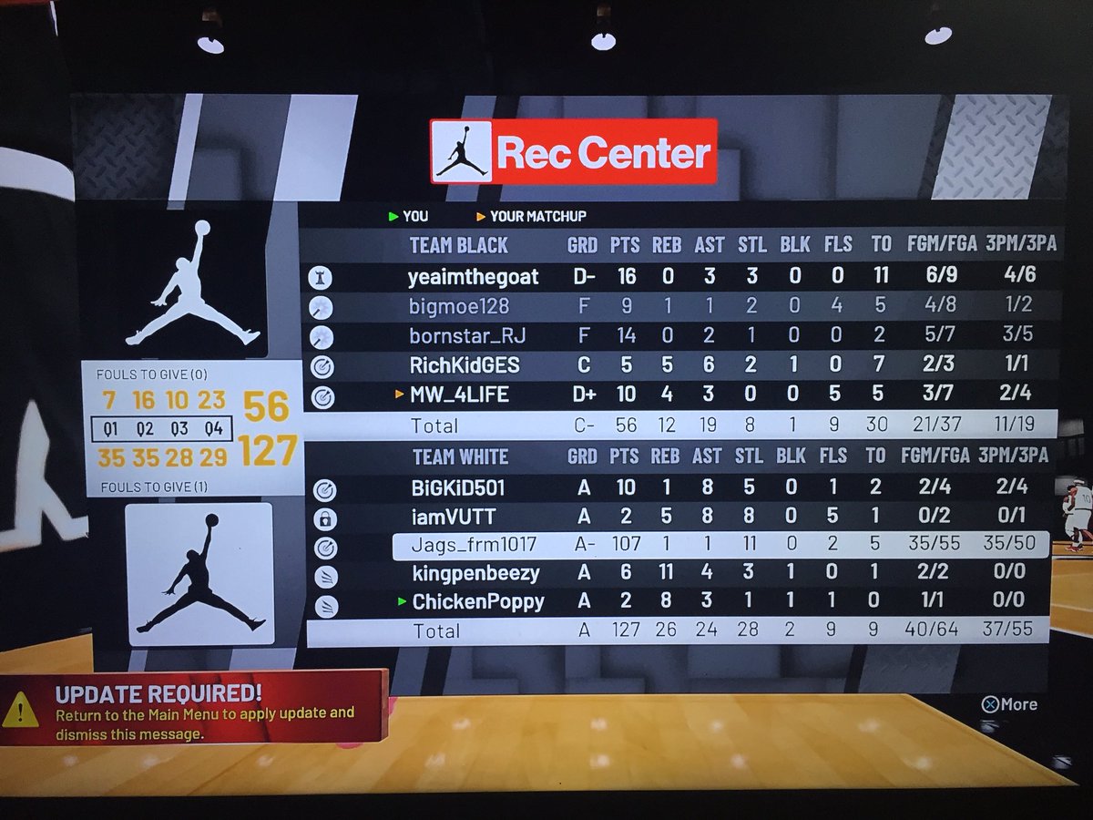 Shhchicken's tweet photo. #TrenchesAkaRec #CompREC?#ChickenAkaPhilJackson😂 #JagAkaBigBurner💥 Scored a 100plus #Back2Back🎒#StrapSeason #SL2K #PopOut
PG:@I_Am_Cory_D
SG:@iamvutt
SF:@LockUpJags1017
PF:@kingpenbeezy
C:@ChickenTPO
@2KCrewFinder @SL2KProAm @Big_Brudda_PURP @youFamousEnough @Sprtakus https://t.co/HNO3iBk6PN