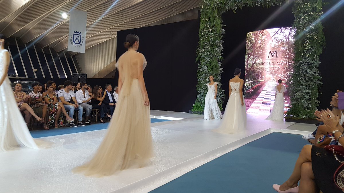 MarcoyMariaMODA's tweet photo. ¡Gracias a todos por acompañarnos un año más en nuestro desfile de #Feboda2018! @recintoferialtf @tenerifemoda https://t.co/ymdtxEAmHZ