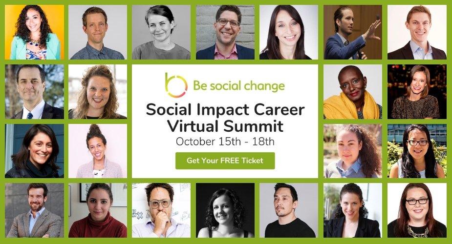 BeSocialChange's tweet image. Get a deeper understanding of the types of roles at social impact organizations &amp;amp; businesses you can work for at the Social Impact Career Virtual Summit. Claim your FREE ticket here: bit.ly/SICVSWB | #SocialImpact #Career #BCorp #Nonprofit